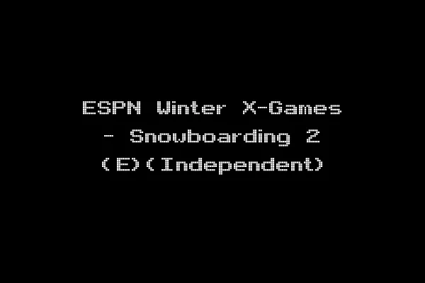 ESPN Winter X-Games - Snowboarding 2 (E)(Independent)