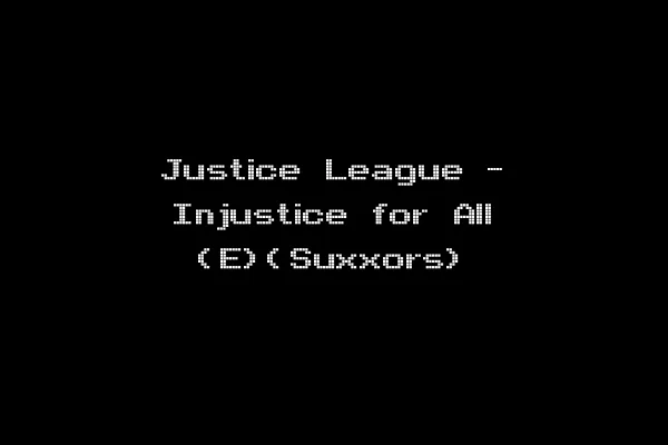 Justice League - Injustice for All (E)(Suxxors)