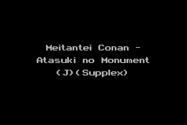 Meitantei Conan - Atasuki no Monument (J)(Supplex)