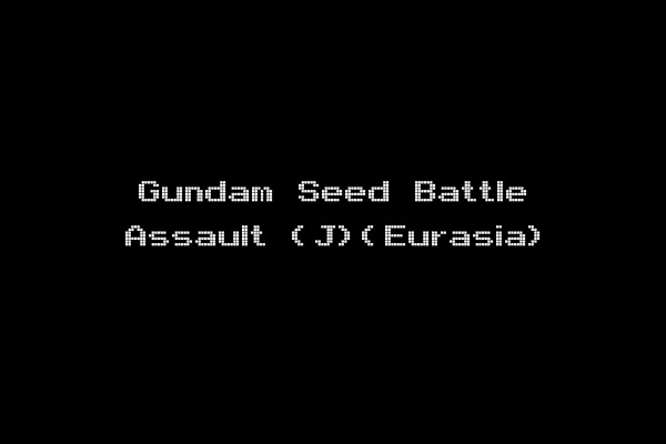 Gundam Seed Battle Assault (J)(Eurasia)
