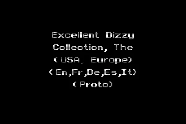 Excellent Dizzy Collection, The (USA, Europe) (En,Fr,De,Es,It) (Proto)