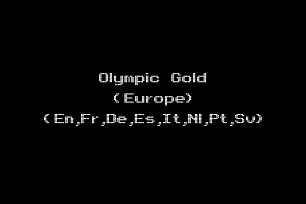 Olympic Gold (Europe) (En,Fr,De,Es,It,Nl,Pt,Sv)