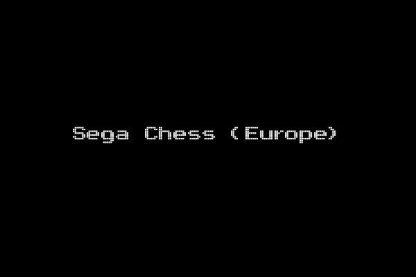 Sega Chess (Europe)