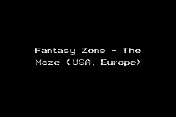 Fantasy Zone - The Maze (USA, Europe)