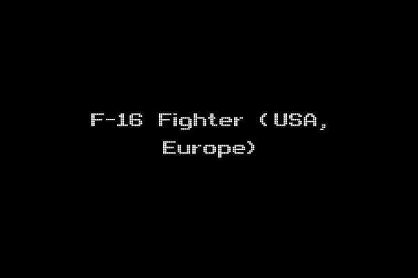 F-16 Fighter (USA, Europe)