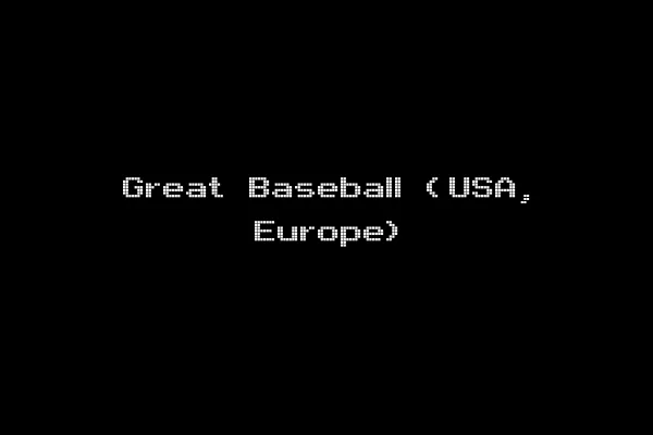 Great Baseball (USA, Europe)