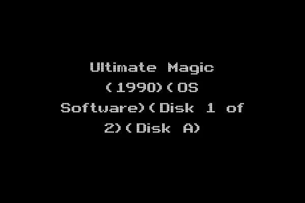Ultimate Magic (1990)(OS Software)(Disk 1 of 2)(Disk A)