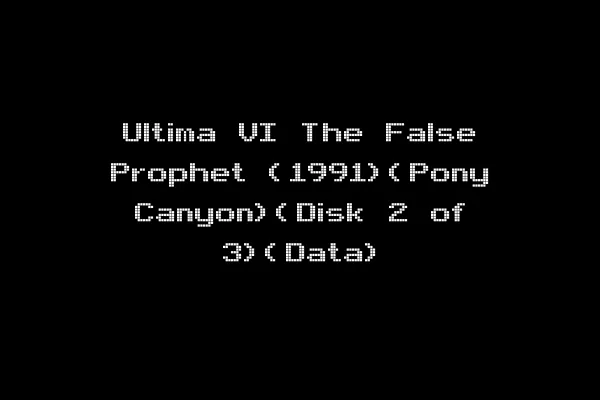 Ultima VI The False Prophet (1991)(Pony Canyon)(Disk 2 of 3)(Data)