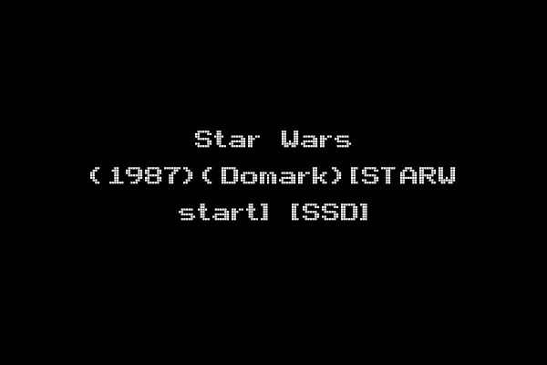 Star Wars (1987)(Domark)[STARW start] [SSD]