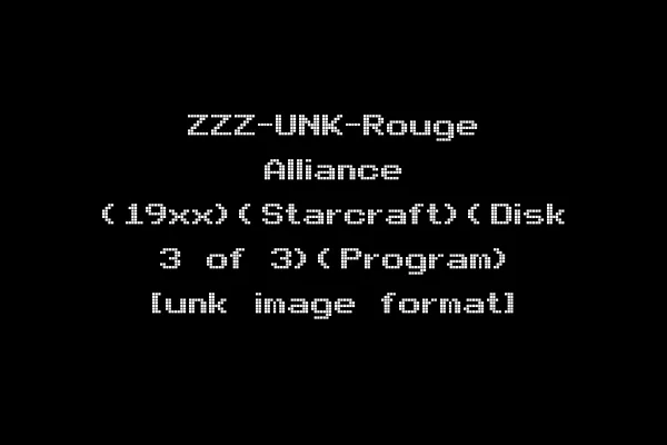 ZZZ-UNK-Rouge Alliance (19xx)(Starcraft)(Disk 3 of 3)(Program) [unk image format]