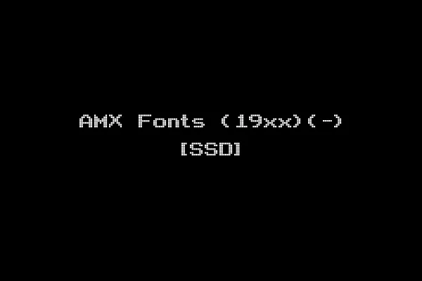 AMX Fonts (19xx)(-) [SSD]