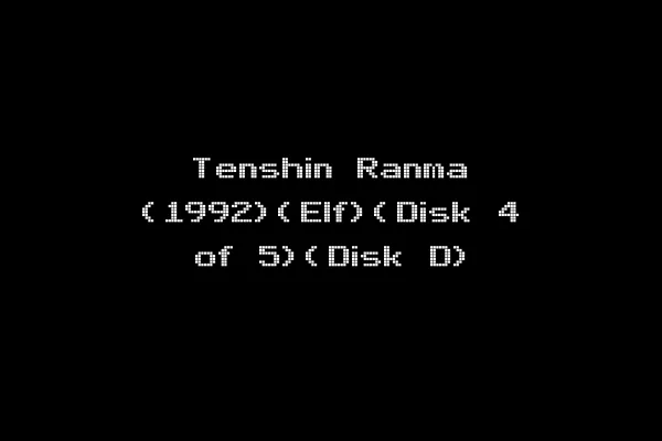 Tenshin Ranma (1992)(Elf)(Disk 4 of 5)(Disk D)