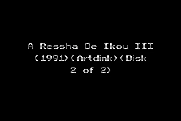A Ressha De Ikou III (1991)(Artdink)(Disk 2 of 2)