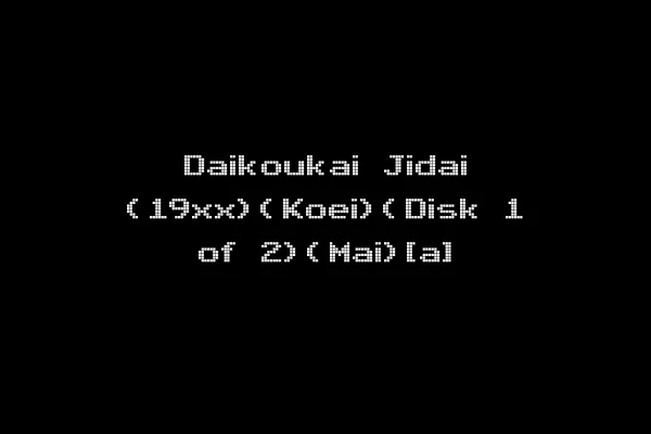 Daikoukai Jidai (19xx)(Koei)(Disk 1 of 2)(Mai)[a]