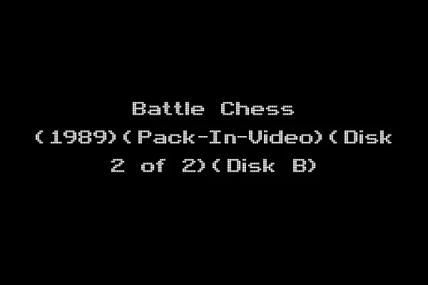 Battle Chess (1989)(Pack-In-Video)(Disk 2 of 2)(Disk B)