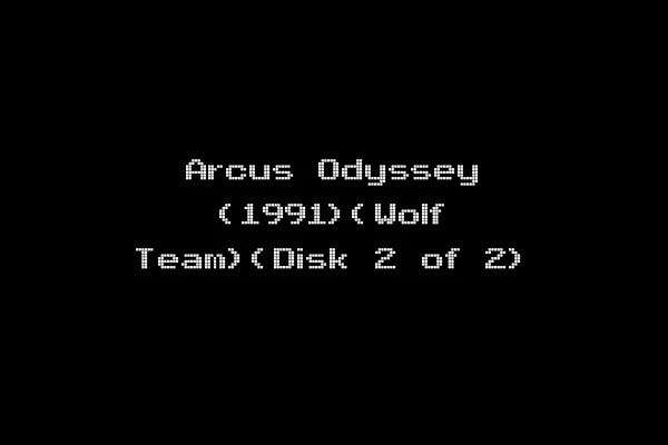 Arcus Odyssey (1991)(Wolf Team)(Disk 2 of 2)