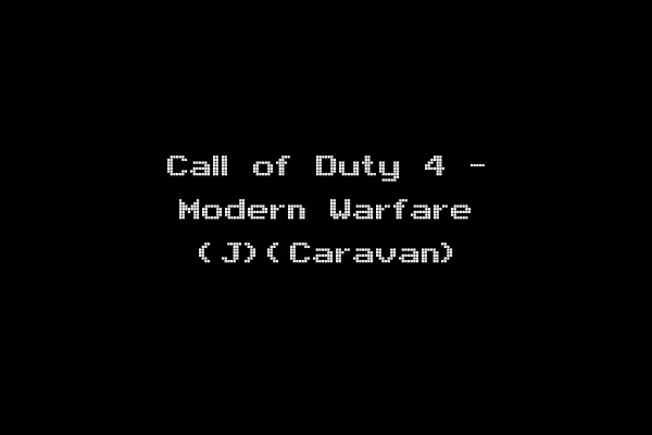 Call of Duty 4 - Modern Warfare (J)(Caravan)