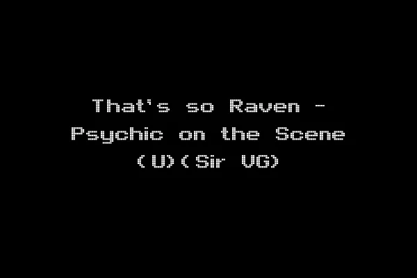 That's so Raven - Psychic on the Scene (U)(Sir VG)