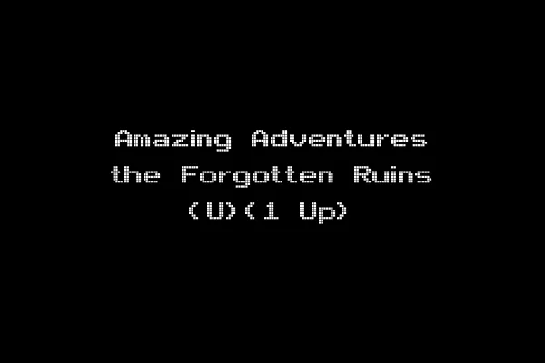 Amazing Adventures the Forgotten Ruins (U)(1 Up)