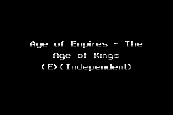 Age of Empires - The Age of Kings (E)(Independent)