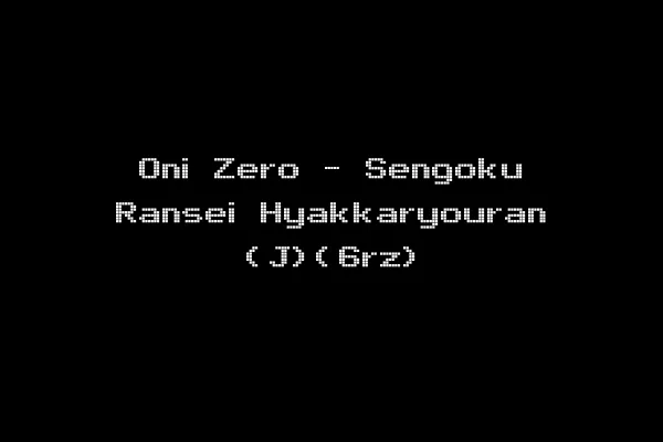 Oni Zero - Sengoku Ransei Hyakkaryouran (J)(6rz)