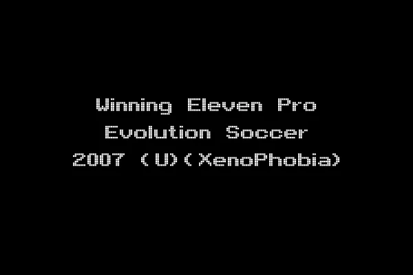 Winning Eleven Pro Evolution Soccer 2007 (U)(XenoPhobia)