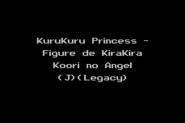 KuruKuru Princess - Figure de KiraKira Koori no Angel (J)(Legacy)