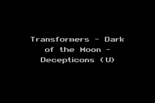 Transformers - Dark of the Moon - Decepticons (U)