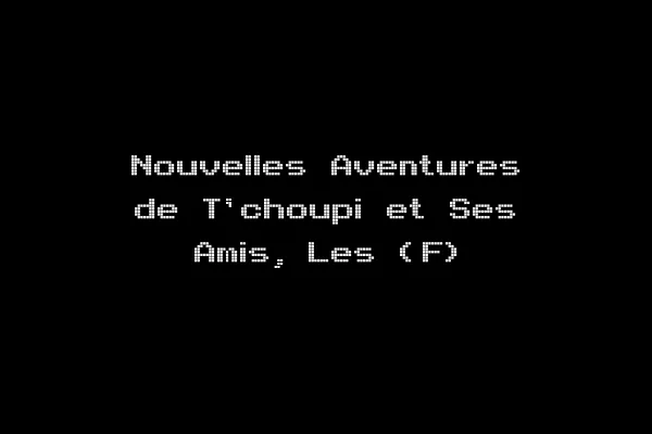 Nouvelles Aventures de T'choupi et Ses Amis, Les (F)