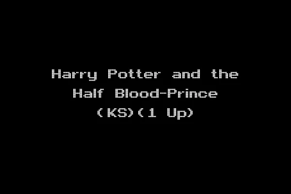 Harry Potter and the Half Blood-Prince (KS)(1 Up)