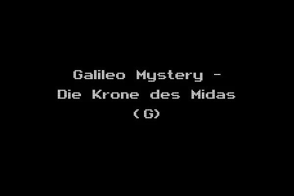 Galileo Mystery - Die Krone des Midas (G)
