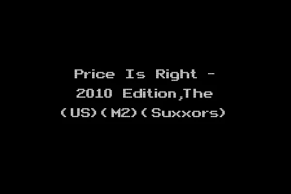 Price Is Right - 2010 Edition,The (US)(M2)(Suxxors)