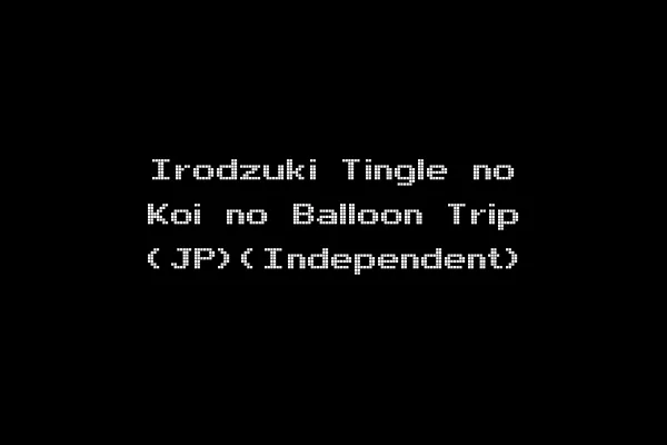 Irodzuki Tingle no Koi no Balloon Trip (JP)(Independent)