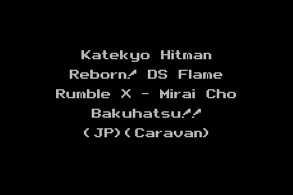 Katekyo Hitman Reborn! DS Flame Rumble X - Mirai Cho Bakuhatsu!! (JP)(Caravan)