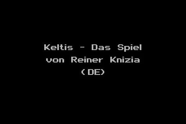 Keltis - Das Spiel von Reiner Knizia (DE)