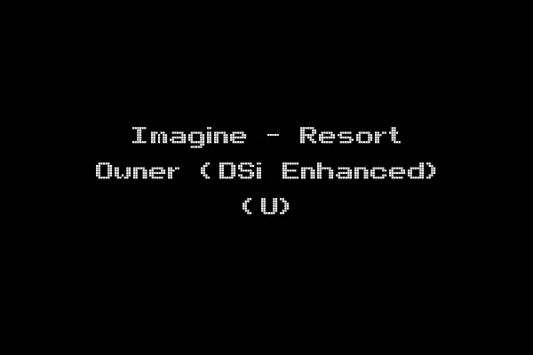 Imagine - Resort Owner (DSi Enhanced) (U)