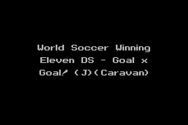 World Soccer Winning Eleven DS - Goal x Goal! (J)(Caravan)