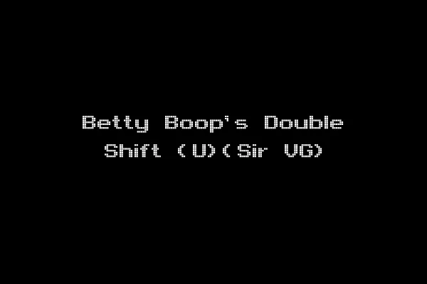 Betty Boop's Double Shift (U)(Sir VG)