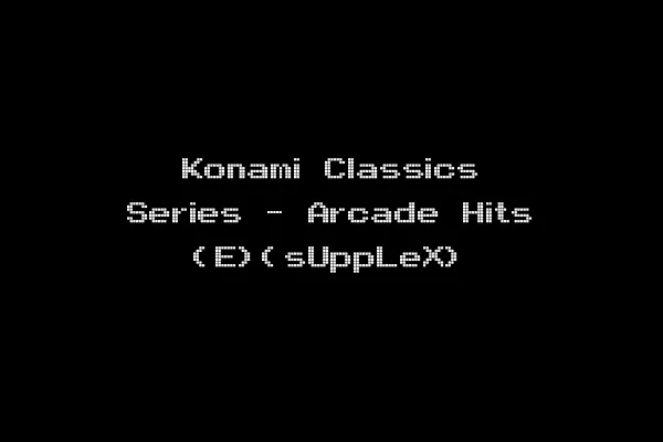 Konami Classics Series - Arcade Hits (E)(sUppLeX)