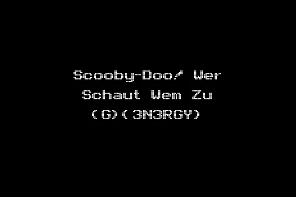 Scooby-Doo! Wer Schaut Wem Zu (G)(3N3RGY)