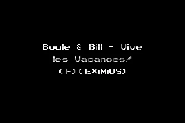 Boule & Bill - Vive les Vacances! (F)(EXiMiUS)
