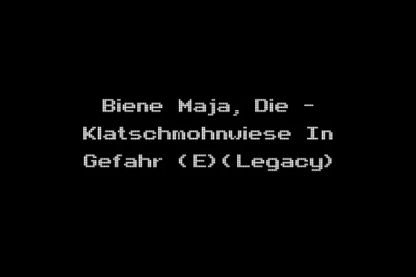 Biene Maja, Die - Klatschmohnwiese In Gefahr (E)(Legacy)