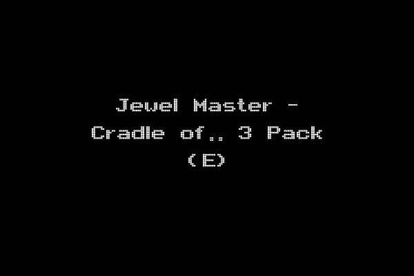 Jewel Master - Cradle of.. 3 Pack (E)