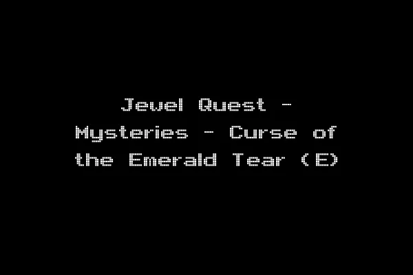 Jewel Quest - Mysteries - Curse of the Emerald Tear (E)