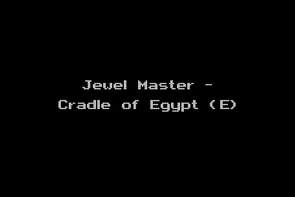 Jewel Master - Cradle of Egypt (E)