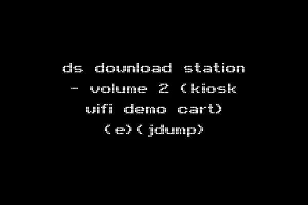 ds download station - volume 2 (kiosk wifi demo cart) (e)(jdump)