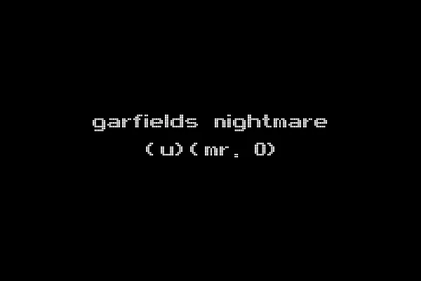 garfields nightmare (u)(mr. 0)