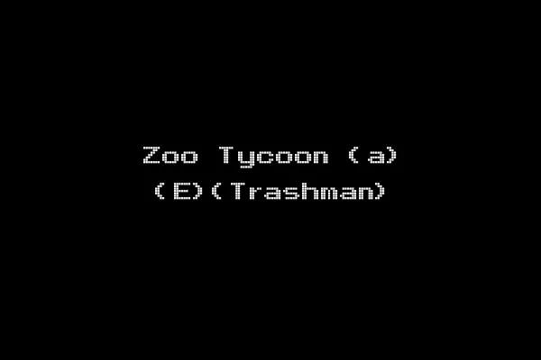 Zoo Tycoon (a) (E)(Trashman)