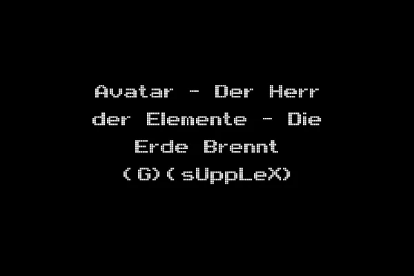 Avatar - Der Herr der Elemente - Die Erde Brennt (G)(sUppLeX)