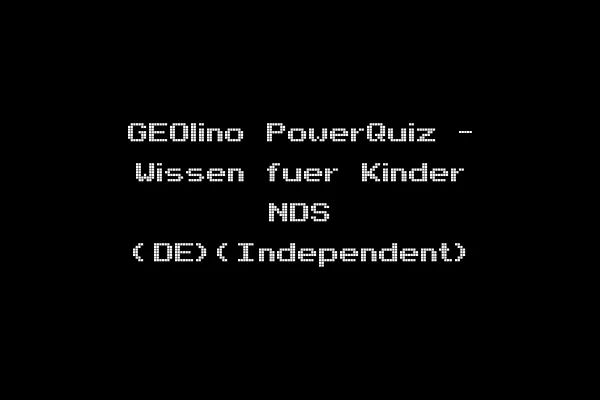 GEOlino PowerQuiz - Wissen fuer Kinder NDS (DE)(Independent)